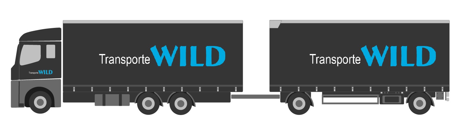 Hängerzug mit Hebebühne Hängerzug mit Hebebühne