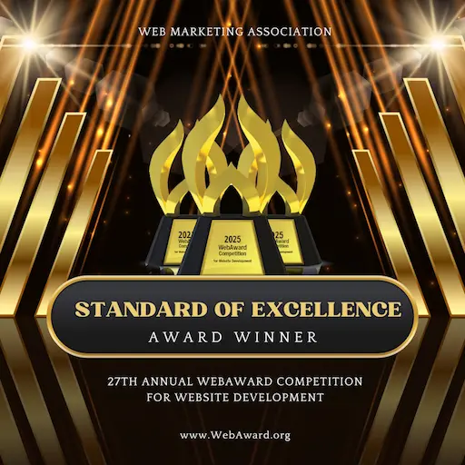 web award standard of excellence 2025